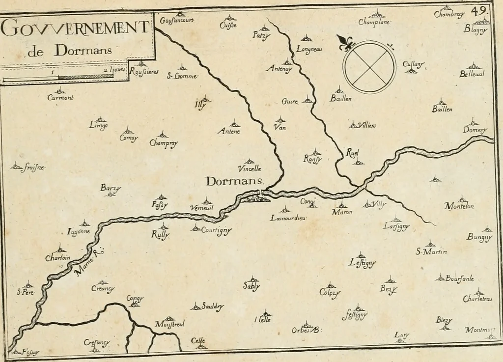 An illustration from Premiere[-seconde] partie, Les plans et profilz de toutes les principalles villes et lieux considerables de France : ensemble les cartes generalles de chascune prouince & les particulières de chasque gouuernement d'icelles, 1636, leaf 262