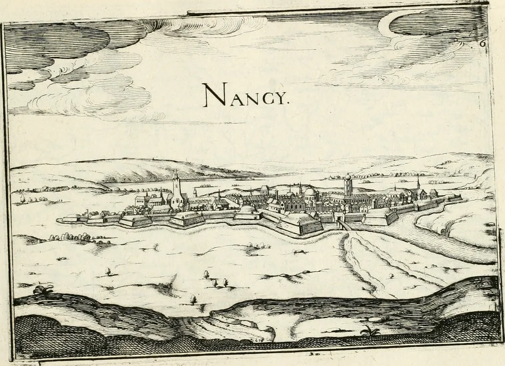 An illustration from Premiere[-seconde] partie, Les plans et profilz de toutes les principalles villes et lieux considerables de France : ensemble les cartes generalles de chascune prouince & les particulières de chasque gouuernement d'icelles, 1636, leaf 280