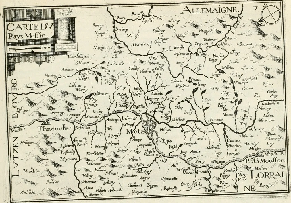 An illustration from Premiere[-seconde] partie, Les plans et profilz de toutes les principalles villes et lieux considerables de France : ensemble les cartes generalles de chascune prouince & les particulières de chasque gouuernement d'icelles, 1636, leaf 282