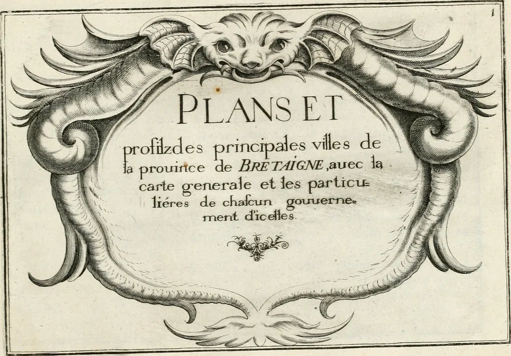 An illustration from Premiere[-seconde] partie, Les plans et profilz de toutes les principalles villes et lieux considerables de France : ensemble les cartes generalles de chascune prouince & les particulières de chasque gouuernement d'icelles, 1636, leaf 324