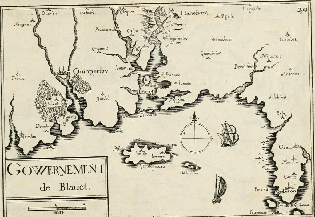 An illustration from Premiere[-seconde] partie, Les plans et profilz de toutes les principalles villes et lieux considerables de France : ensemble les cartes generalles de chascune prouince & les particulières de chasque gouuernement d'icelles, 1636, leaf 362