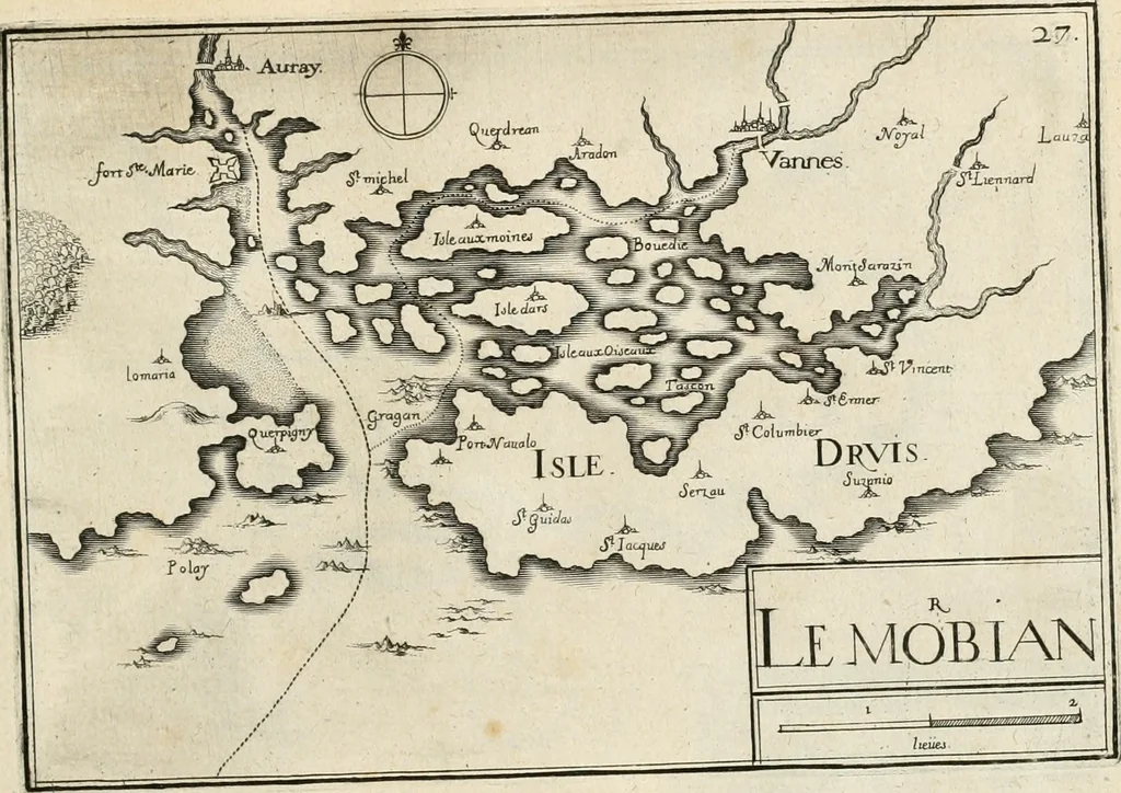 An illustration from Premiere[-seconde] partie, Les plans et profilz de toutes les principalles villes et lieux considerables de France : ensemble les cartes generalles de chascune prouince & les particulières de chasque gouuernement d'icelles, 1636, leaf 376