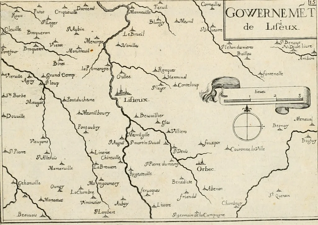 An illustration from Premiere[-seconde] partie, Les plans et profilz de toutes les principalles villes et lieux considerables de France : ensemble les cartes generalles de chascune prouince & les particulières de chasque gouuernement d'icelles, 1636, leaf 412