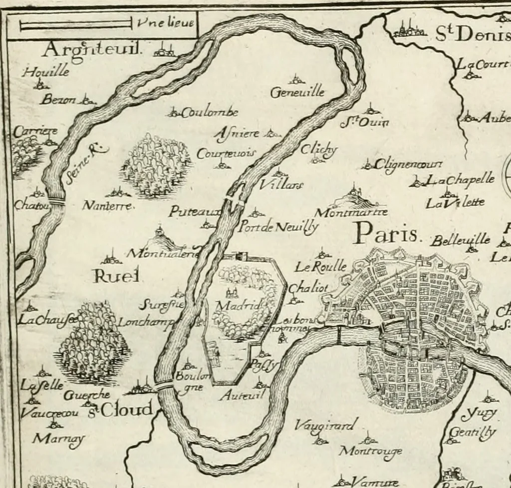 An illustration from Premiere[-seconde] partie, Les plans et profilz de toutes les principalles villes et lieux considerables de France : ensemble les cartes generalles de chascune prouince & les particulières de chasque gouuernement d'icelles, 1636, leaf 444