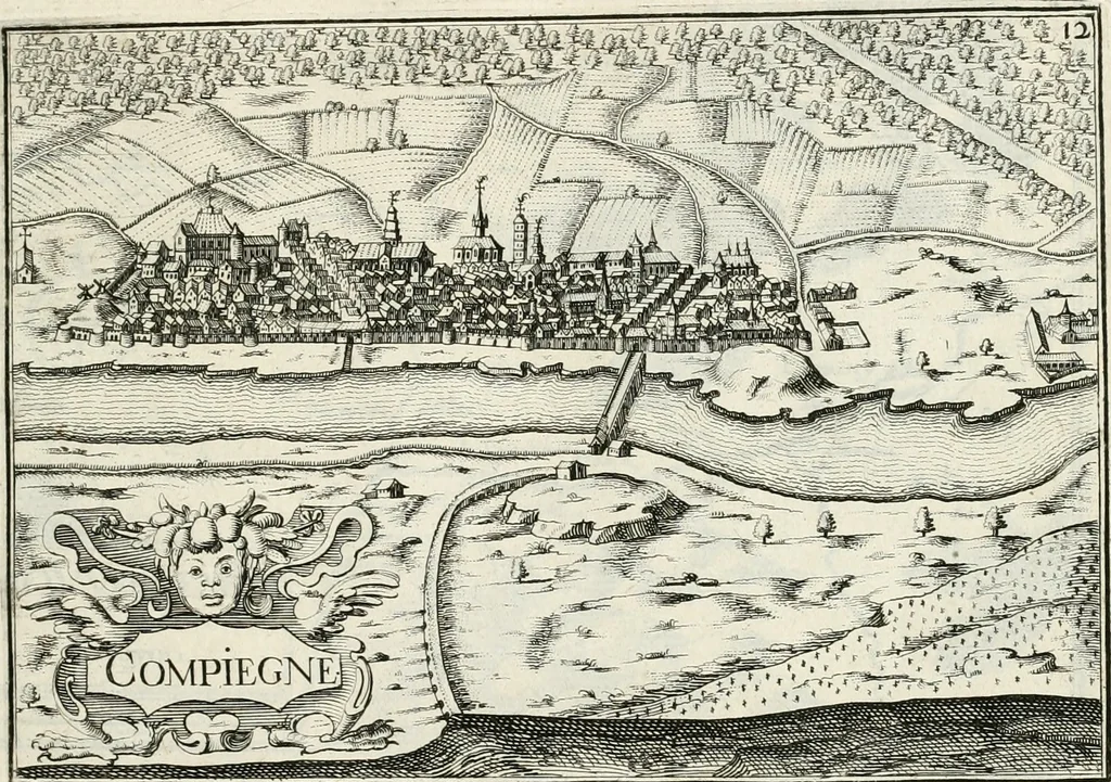 An illustration from Premiere[-seconde] partie, Les plans et profilz de toutes les principalles villes et lieux considerables de France : ensemble les cartes generalles de chascune prouince & les particulières de chasque gouuernement d'icelles, 1636, leaf 458