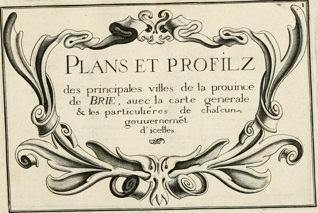 An illustration from Premiere[-seconde] partie, Les plans et profilz de toutes les principalles villes et lieux considerables de France : ensemble les cartes generalles de chascune prouince & les particulières de chasque gouuernement d'icelles, 1636, leaf 472