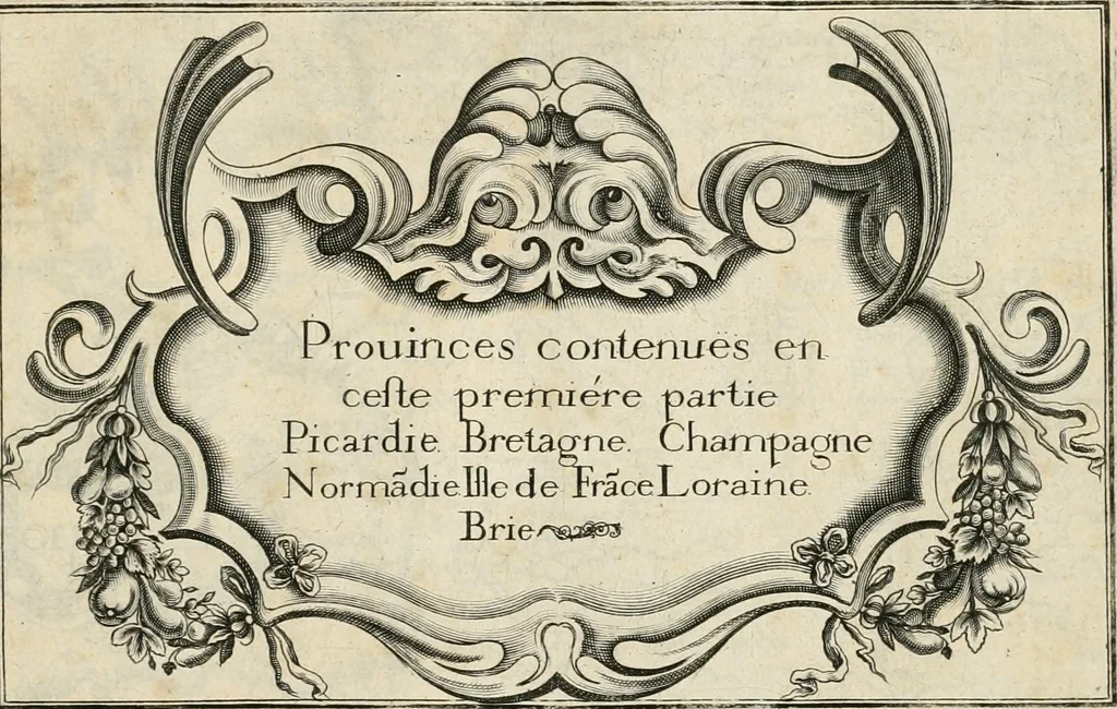 An illustration from Premiere[-seconde] partie, Les plans et profilz de toutes les principalles villes et lieux considerables de France : ensemble les cartes generalles de chascune prouince & les particulières de chasque gouuernement d'icelles, 1636, leaf 50