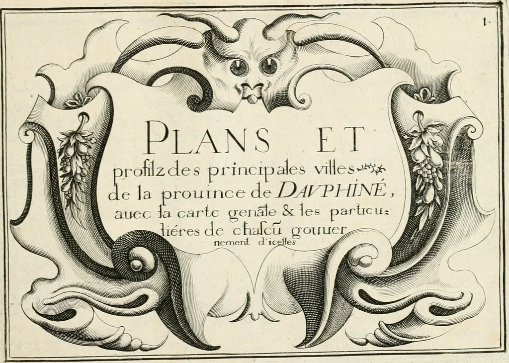 An illustration from Premiere[-seconde] partie, Les plans et profilz de toutes les principalles villes et lieux considerables de France : ensemble les cartes generalles de chascune prouince & les particulières de chasque gouuernement d'icelles, 1636, leaf 598