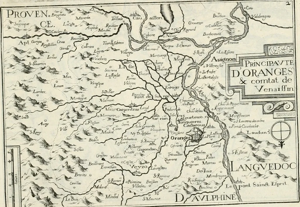 An illustration from Premiere[-seconde] partie, Les plans et profilz de toutes les principalles villes et lieux considerables de France : ensemble les cartes generalles de chascune prouince & les particulières de chasque gouuernement d'icelles, 1636, leaf 688