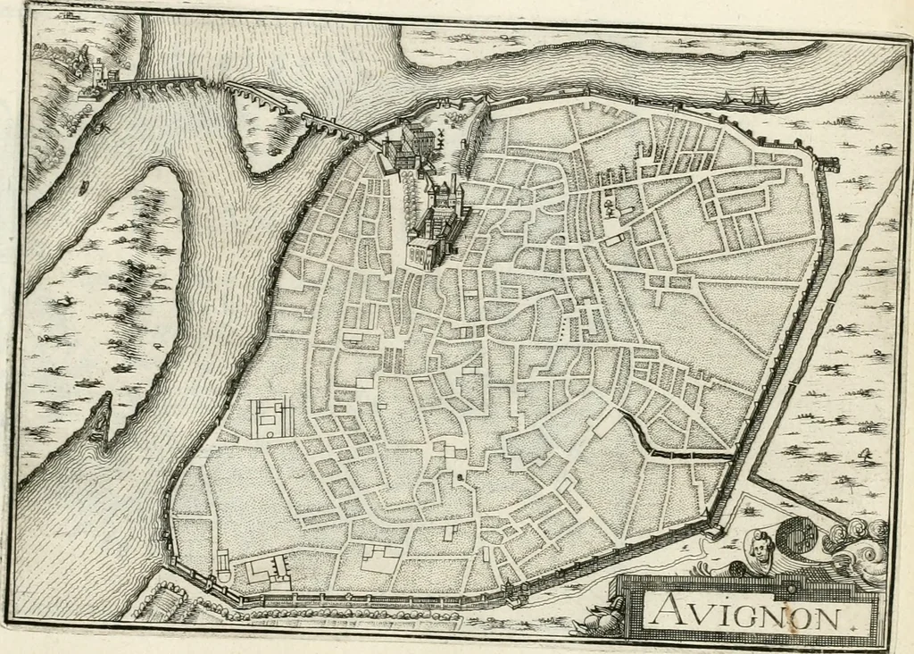 An illustration from Premiere[-seconde] partie, Les plans et profilz de toutes les principalles villes et lieux considerables de France : ensemble les cartes generalles de chascune prouince & les particulières de chasque gouuernement d'icelles, 1636, leaf 694
