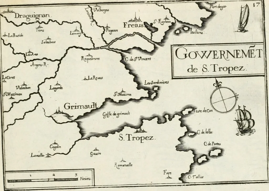 An illustration from Premiere[-seconde] partie, Les plans et profilz de toutes les principalles villes et lieux considerables de France : ensemble les cartes generalles de chascune prouince & les particulières de chasque gouuernement d'icelles, 1636, leaf 726