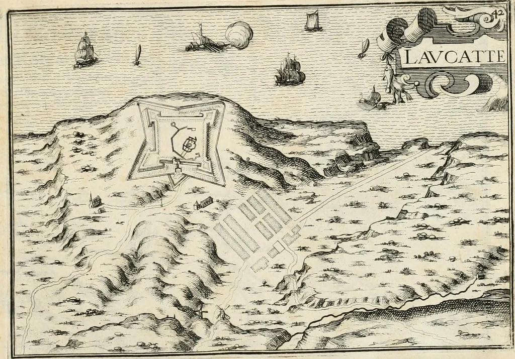 An illustration from Premiere[-seconde] partie, Les plans et profilz de toutes les principalles villes et lieux considerables de France : ensemble les cartes generalles de chascune prouince & les particulières de chasque gouuernement d'icelles, 1636, leaf 818