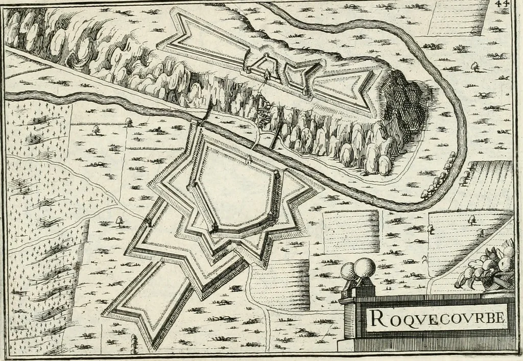 An illustration from Premiere[-seconde] partie, Les plans et profilz de toutes les principalles villes et lieux considerables de France : ensemble les cartes generalles de chascune prouince & les particulières de chasque gouuernement d'icelles, 1636, leaf 822