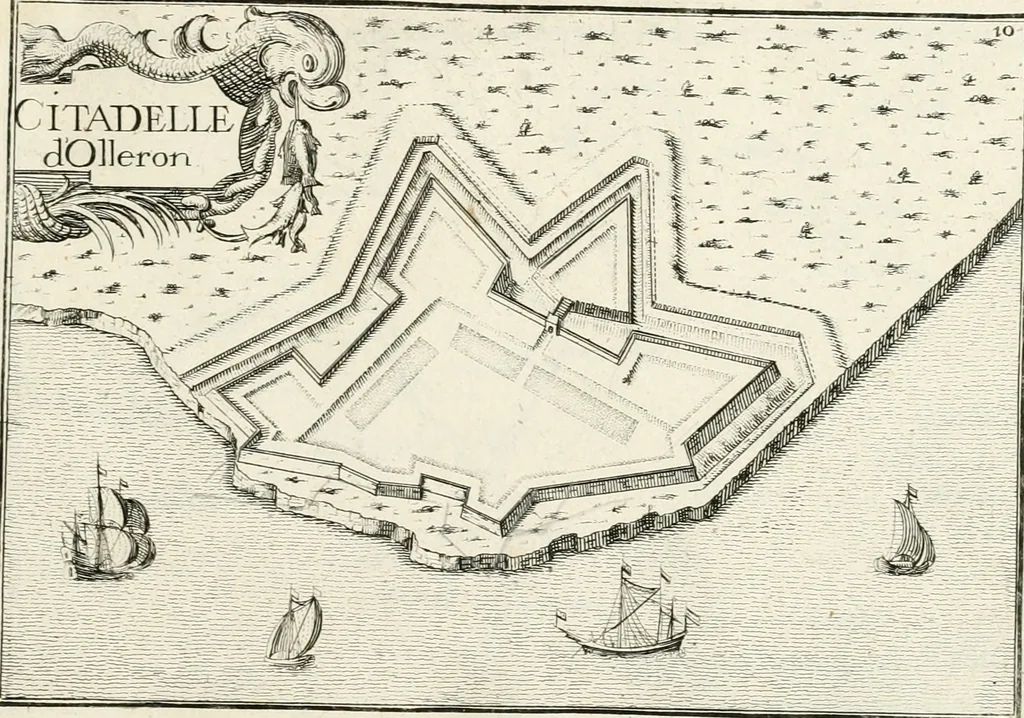 An illustration from Premiere[-seconde] partie, Les plans et profilz de toutes les principalles villes et lieux considerables de France : ensemble les cartes generalles de chascune prouince & les particulières de chasque gouuernement d'icelles, 1636, leaf 914