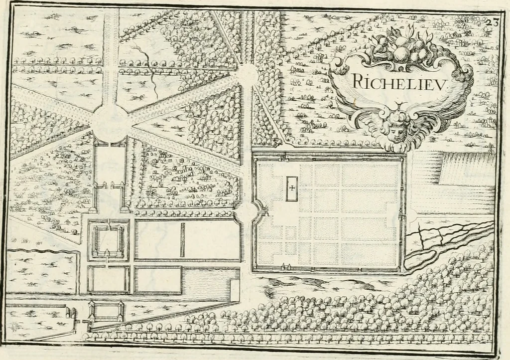 An illustration from Premiere[-seconde] partie, Les plans et profilz de toutes les principalles villes et lieux considerables de France : ensemble les cartes generalles de chascune prouince & les particulières de chasque gouuernement d'icelles, 1636, leaf 944