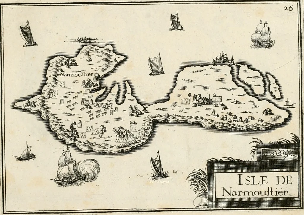 An illustration from Premiere[-seconde] partie, Les plans et profilz de toutes les principalles villes et lieux considerables de France : ensemble les cartes generalles de chascune prouince & les particulières de chasque gouuernement d'icelles, 1636, leaf 950