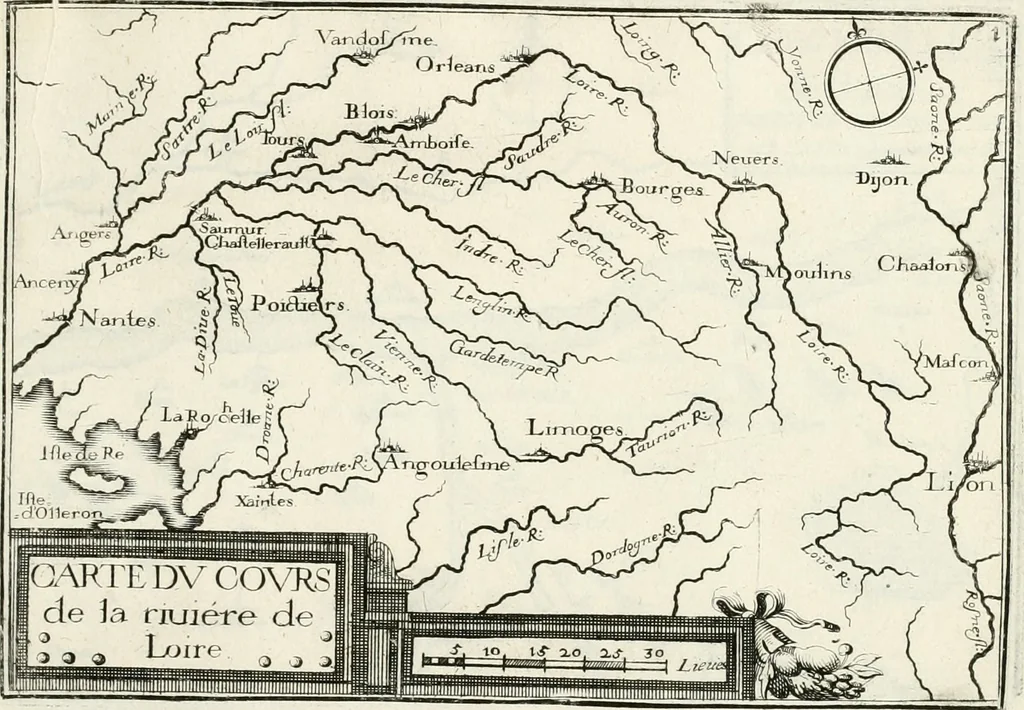 An illustration from Premiere[-seconde] partie, Les plans et profilz de toutes les principalles villes et lieux considerables de France : ensemble les cartes generalles de chascune prouince & les particulières de chasque gouuernement d'icelles, 1636, leaf 954