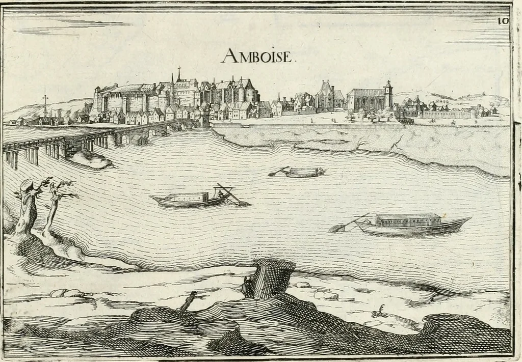 An illustration from Premiere[-seconde] partie, Les plans et profilz de toutes les principalles villes et lieux considerables de France : ensemble les cartes generalles de chascune prouince & les particulières de chasque gouuernement d'icelles, 1636, leaf 972