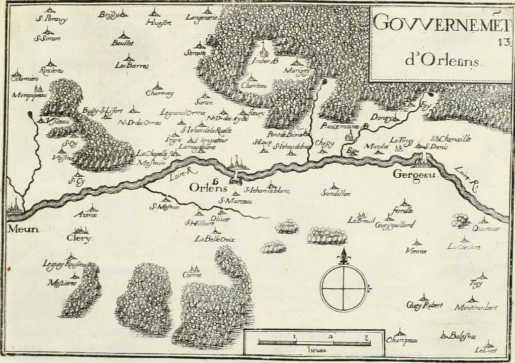 An illustration from Premiere[-seconde] partie, Les plans et profilz de toutes les principalles villes et lieux considerables de France : ensemble les cartes generalles de chascune prouince & les particulières de chasque gouuernement d'icelles, 1636, leaf 978