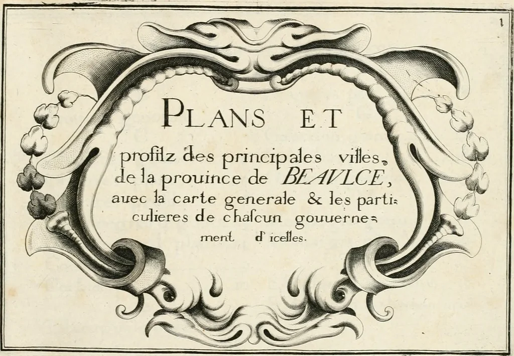 An illustration from Premiere[-seconde] partie, Les plans et profilz de toutes les principalles villes et lieux considerables de France : ensemble les cartes generalles de chascune prouince & les particulières de chasque gouuernement d'icelles, 1636, leaf 988