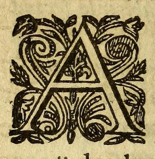 An illustration from Premier liure des serees, 1608, leaf 44