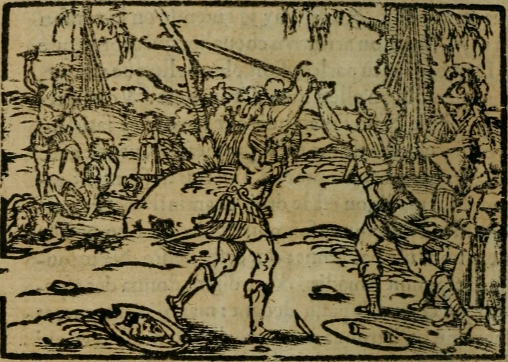 An illustration from Premier livre d'Amadis de Gaule;, 1560, leaf 259