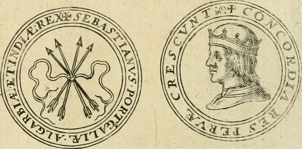 An illustration from Premier livre de l'histoire de la navigation aux Indes Orientales, par les hollandois, et des choses a eux advenues : ensemble les conditions, les meurs, & manieres de vivres des nations, par eux abordees : plus les monnoyes, espices, drogues, & marchandises, & le pris d'icelles : davantage les decouvremens & apparences, situations, & costes maritimes des contrees : avec le vray pourtrait au vif des habitans : le tout par plusieurs figures illustré : tres-recreatif a lire a tous navigans & amateurs des navigations lointaines, ez terres estrangeres, 1609, leaf 112