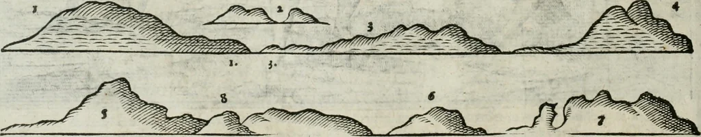An illustration from Premier livre de l'histoire de la navigation aux Indes Orientales, par les hollandois, et des choses a eux advenues : ensemble les conditions, les meurs, & manieres de vivres des nations, par eux abordees : plus les monnoyes, espices, drogues, & marchandises, & le pris d'icelles : davantage les decouvremens & apparences, situations, & costes maritimes des contrees : avec le vray pourtrait au vif des habitans : le tout par plusieurs figures illustré : tres-recreatif a lire a tous navigans & amateurs des navigations lointaines, ez terres estrangeres, 1609, leaf 37