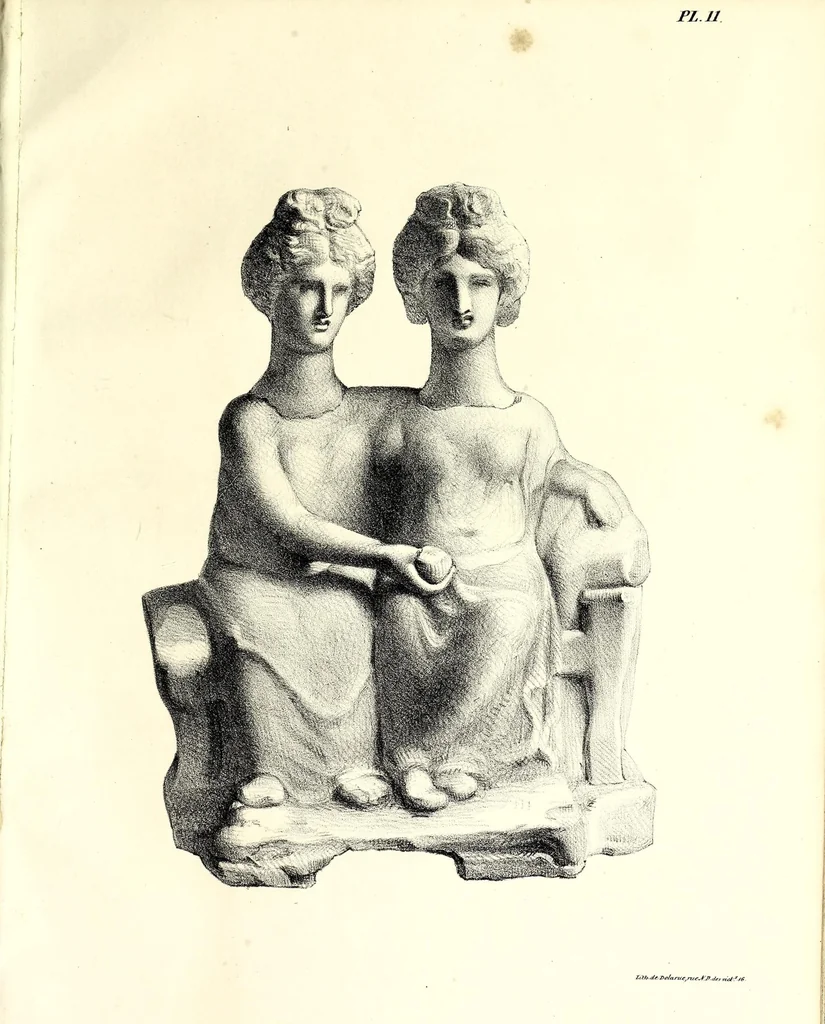 An illustration from Premier mémoire sur les antiquités chrétiennes : peintures des catacombes, 1836, leaf 457