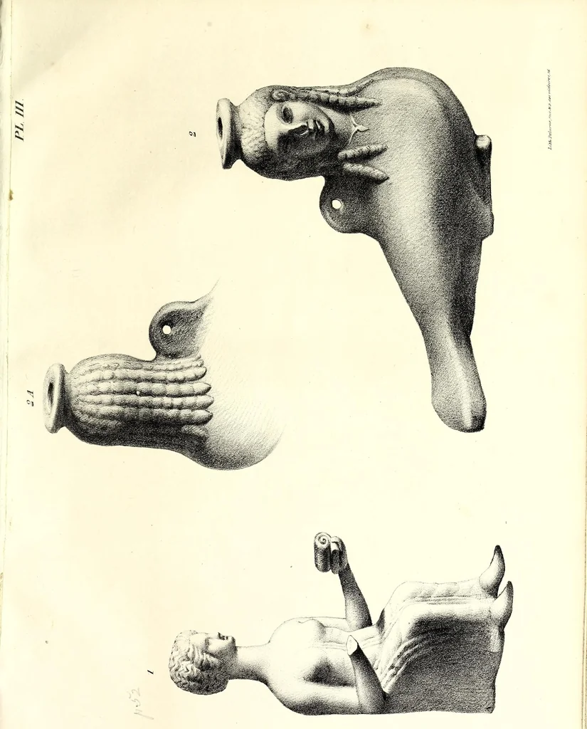 An illustration from Premier mémoire sur les antiquités chrétiennes : peintures des catacombes, 1836, leaf 459