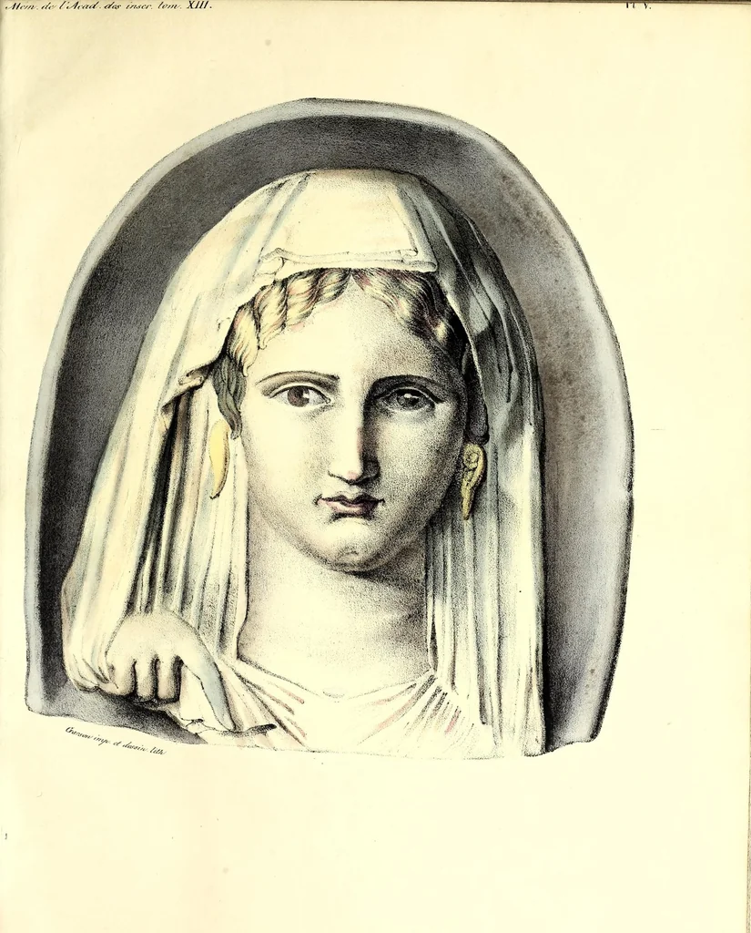 An illustration from Premier mémoire sur les antiquités chrétiennes : peintures des catacombes, 1836, leaf 463
