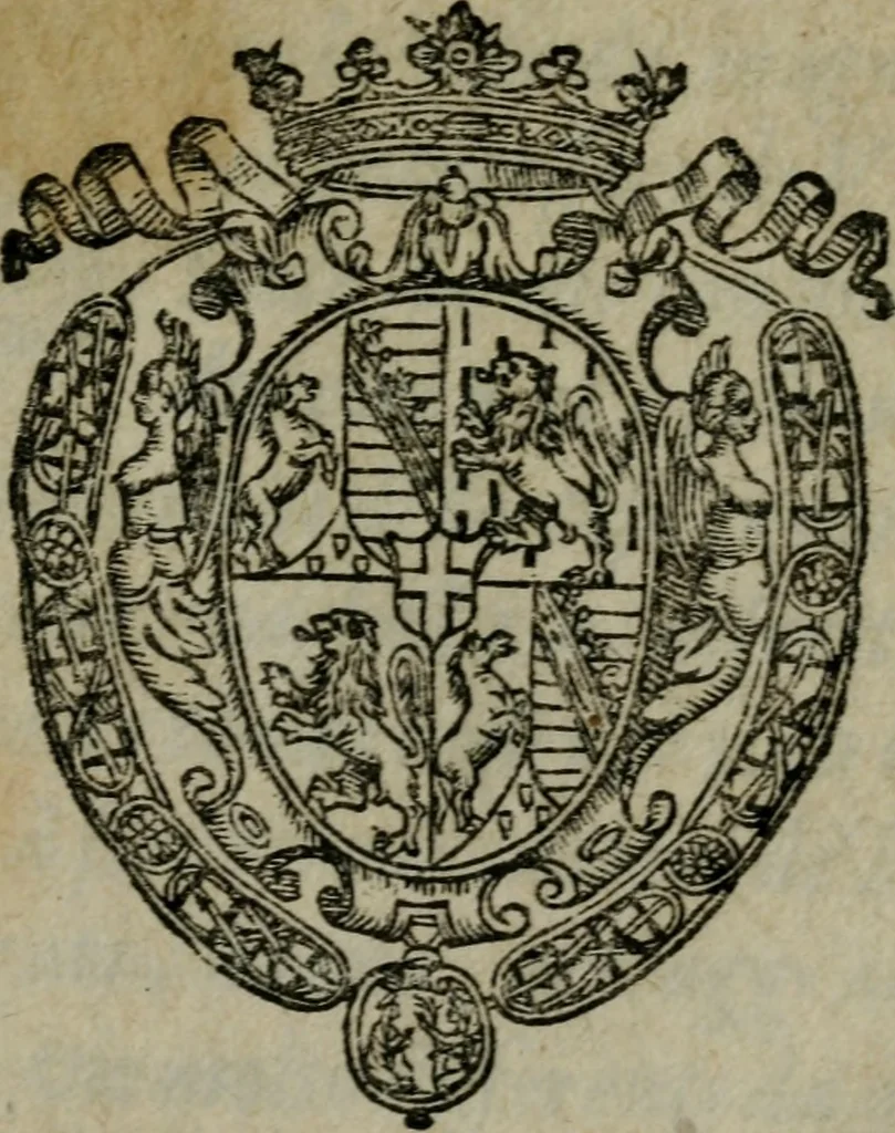 An illustration from Prencipi Christiani, 1601, leaf 4