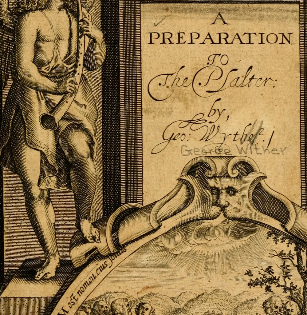 An illustration from A Preparation to the Psalter, 1619, leaf 10
