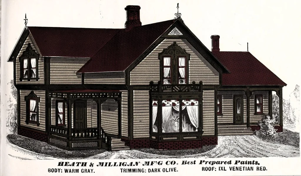 An illustration from Prepared paints : Heath & Milligan Mfg. Co., Chicago, Ill., 1890, leaf 19