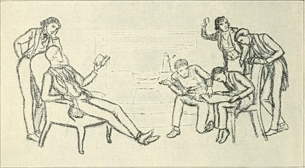 An illustration from Pre-Raphaelitism and the pre-Raphaelite brotherhood, 1905, leaf 183