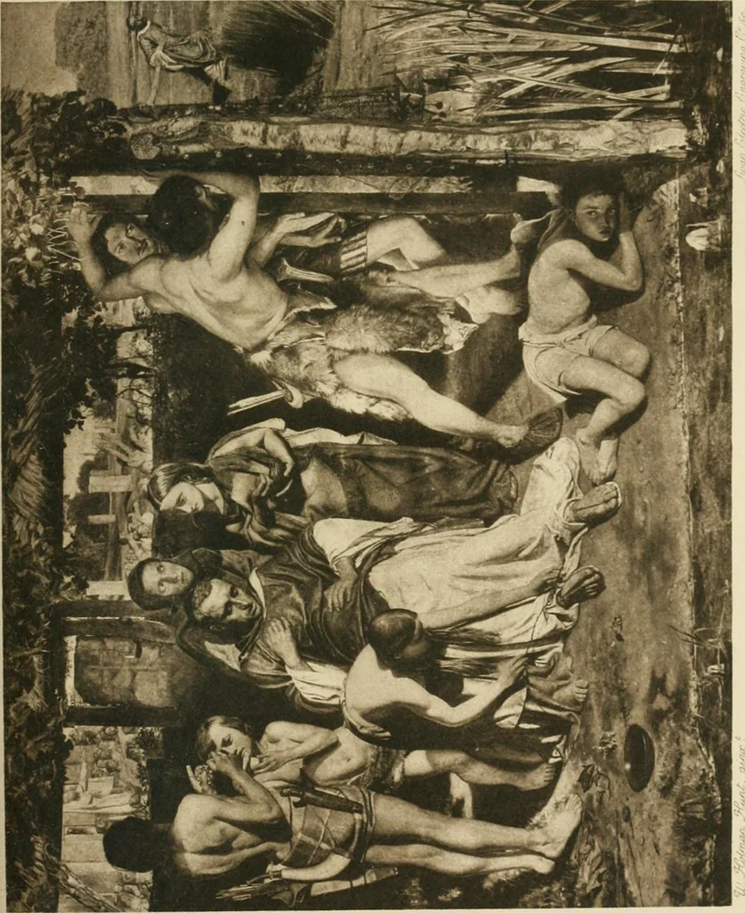 An illustration from Pre-Raphaelitism and the pre-Raphaelite brotherhood, 1905, leaf 242