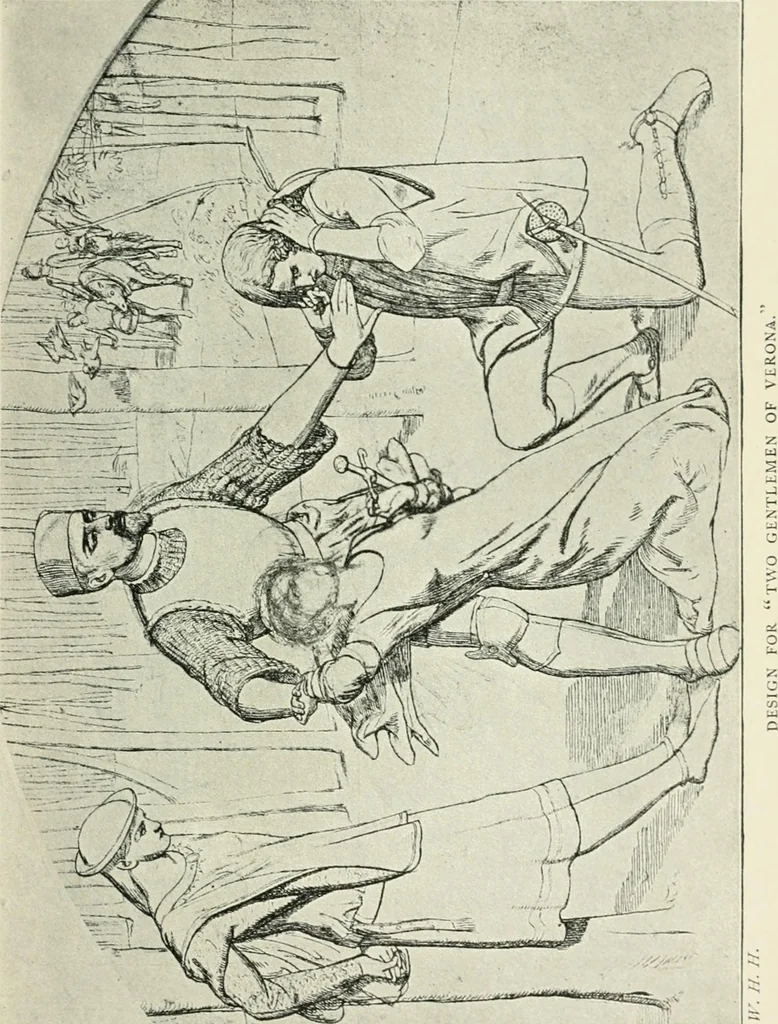 An illustration from Pre-Raphaelitism and the pre-Raphaelite brotherhood, 1905, leaf 284
