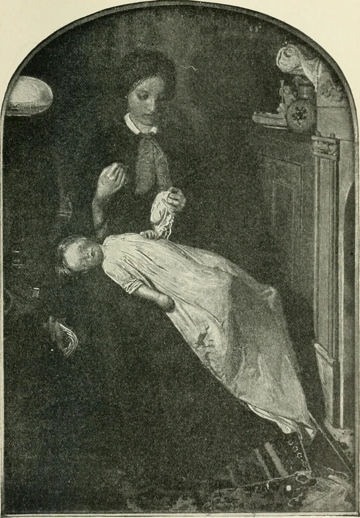 An illustration from Pre-Raphaelitism and the pre-Raphaelite brotherhood, 1905, leaf 332