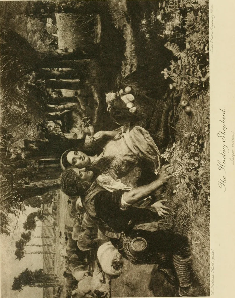 An illustration from Pre-Raphaelitism and the pre-Raphaelite brotherhood, 1905, leaf 356