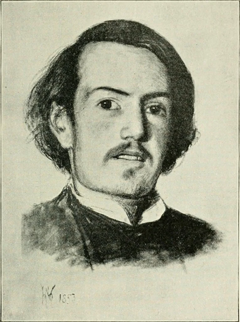An illustration from Pre-Raphaelitism and the pre-Raphaelite brotherhood, 1905, leaf 422