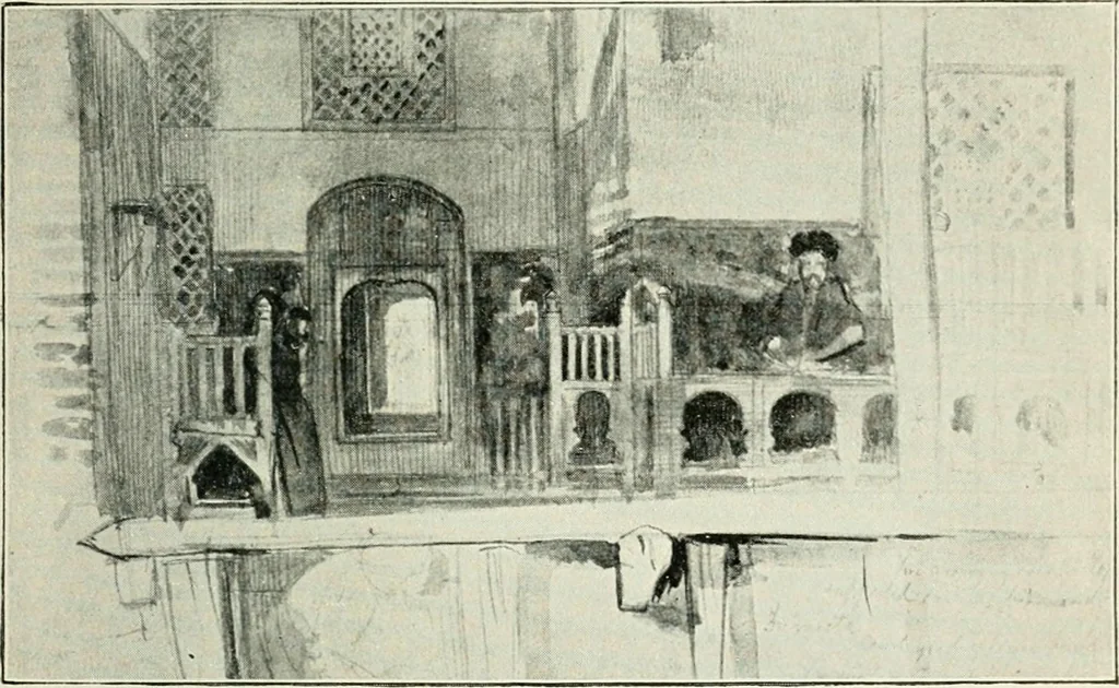 An illustration from Pre-Raphaelitism and the pre-Raphaelite brotherhood, 1905, leaf 458