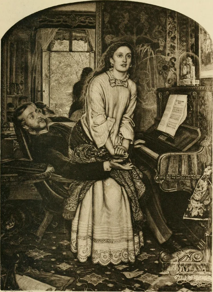 An illustration from Pre-Raphaelitism and the pre-Raphaelite brotherhood, 1905, leaf 514