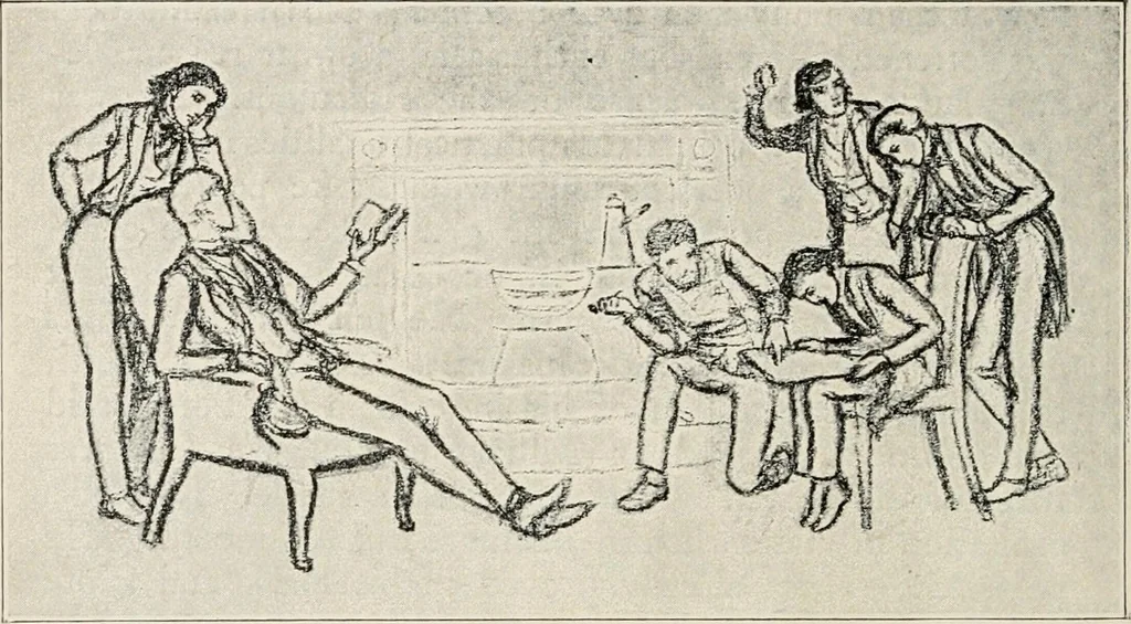 An illustration from Pre-Raphaelitism and the pre-Raphaelite brotherhood, 1905, leaf 183