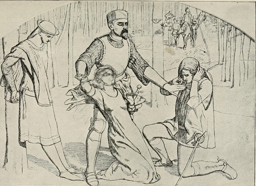 An illustration from Pre-Raphaelitism and the pre-Raphaelite brotherhood, 1905, leaf 284