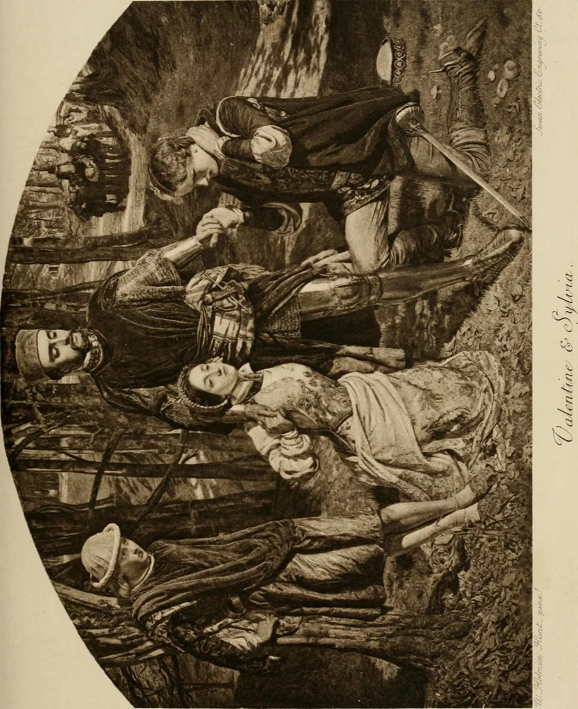 An illustration from Pre-Raphaelitism and the pre-Raphaelite brotherhood, 1905, leaf 308