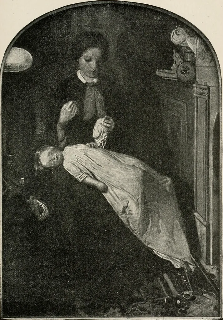 An illustration from Pre-Raphaelitism and the pre-Raphaelite brotherhood, 1905, leaf 332