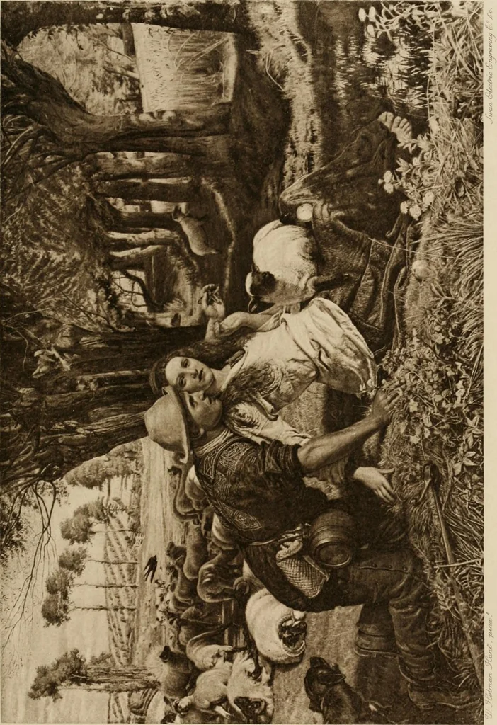 An illustration from Pre-Raphaelitism and the pre-Raphaelite brotherhood, 1905, leaf 372
