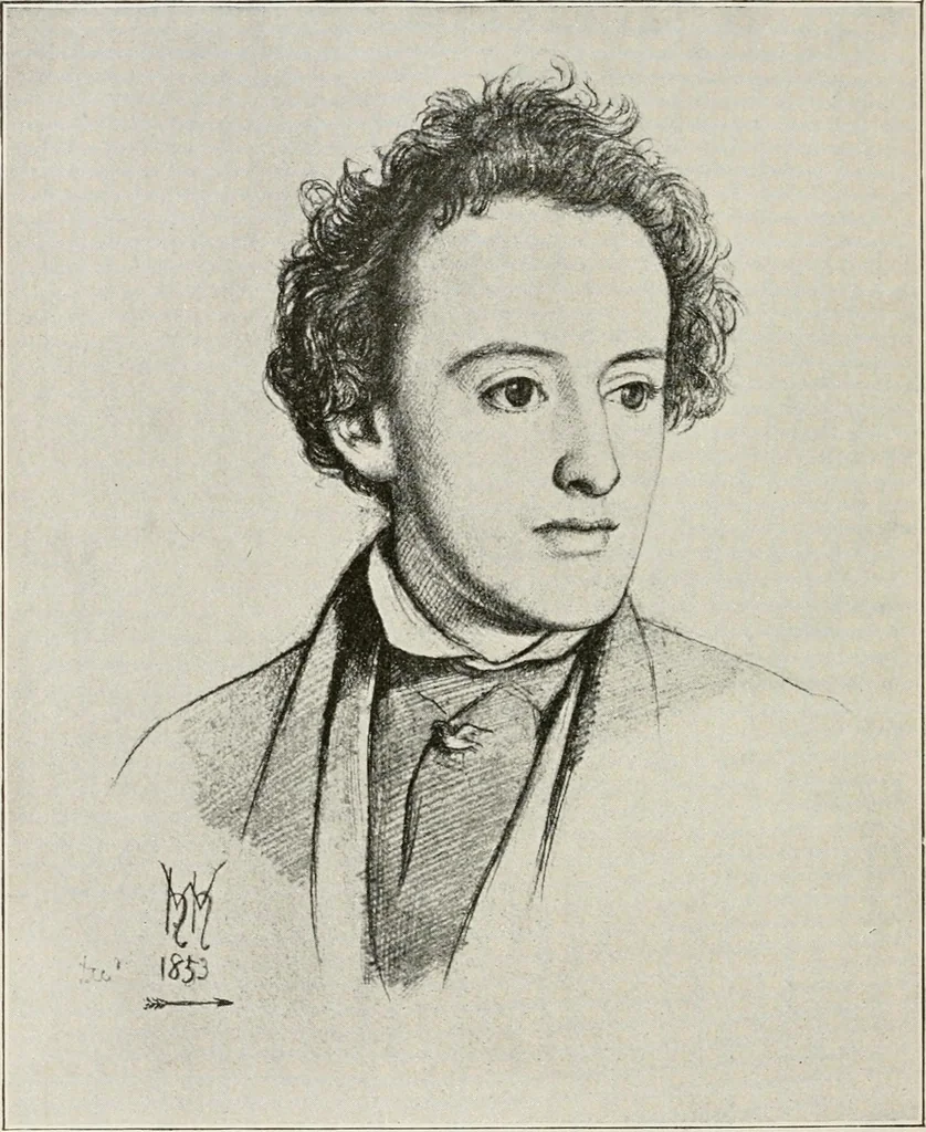 An illustration from Pre-Raphaelitism and the pre-Raphaelite brotherhood, 1905, leaf 399