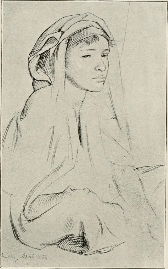An illustration from Pre-Raphaelitism and the pre-Raphaelite brotherhood, 1905, leaf 450
