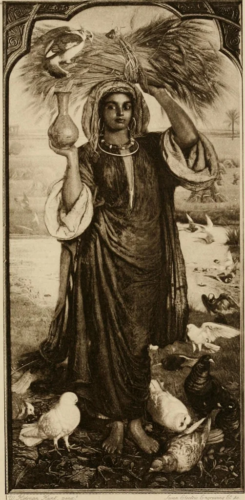 An illustration from Pre-Raphaelitism and the pre-Raphaelite brotherhood, 1905, leaf 574